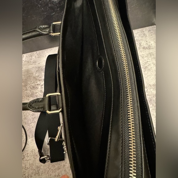 COACH BECKETT STRUCTURED BRIEFCASE WITH HERRINGBONE PRINT (F72990) - Picture 7 of 12